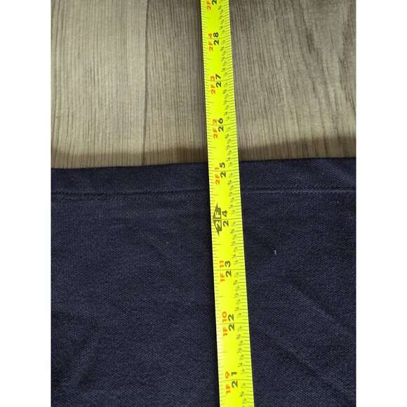 Tommy Hilfiger Womens Navy Blue Polo Shirt Short Sleeve Button Top XL - Picture 6 of 7